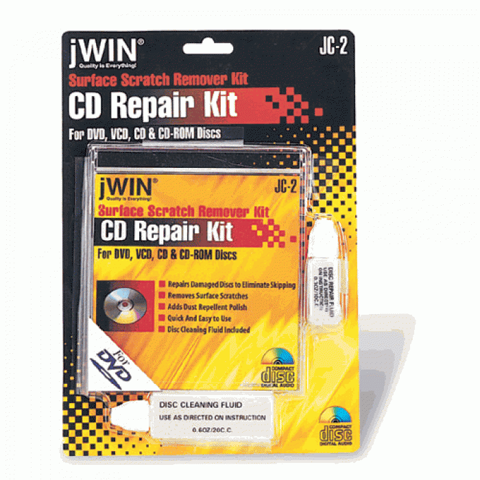 Buy From Radioshack online in Egypt JWIN CD Repair Kit CD, CD Rom DVD